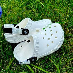 Crocs White !! New with Tags :) adjustable